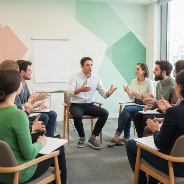 Formatore HR durante un laboratorio sulla leadership per responsabili di PMI